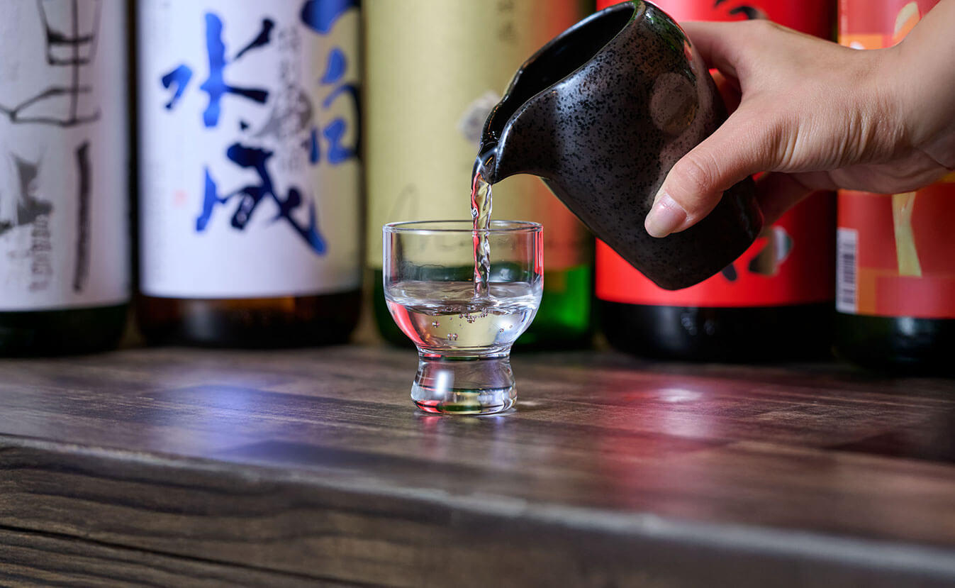 日本酒飲み比べ